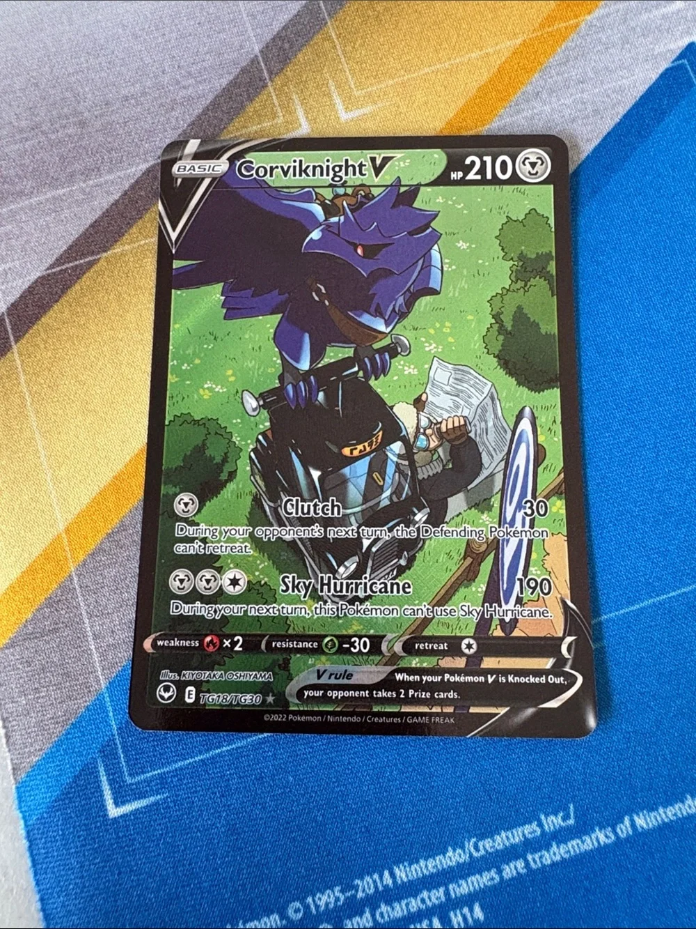 Corviknight V Ultra Rare SWSH12: Silver Tempest Trainer Gallery TG18/TG30 NM